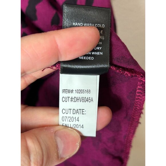 Torrid Black Animal Print Faux Wrap Dress 2X - Picture 7 of 7